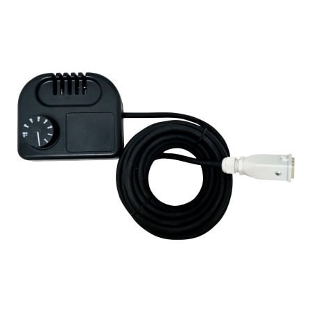 Enerco Group Heatstar Analog Thermostat W/ Cable, 32'L, Black F105108